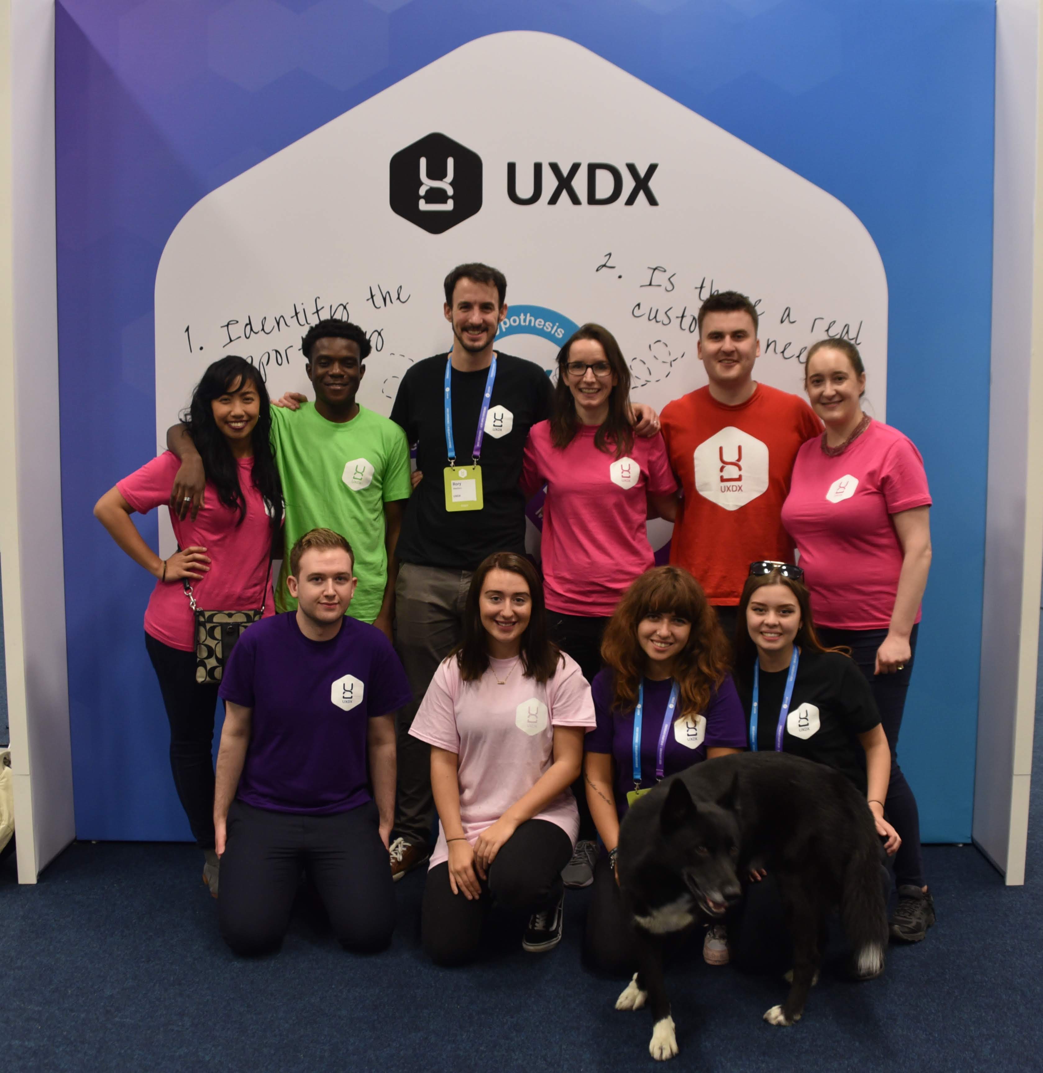UXDX volunteers on the event team