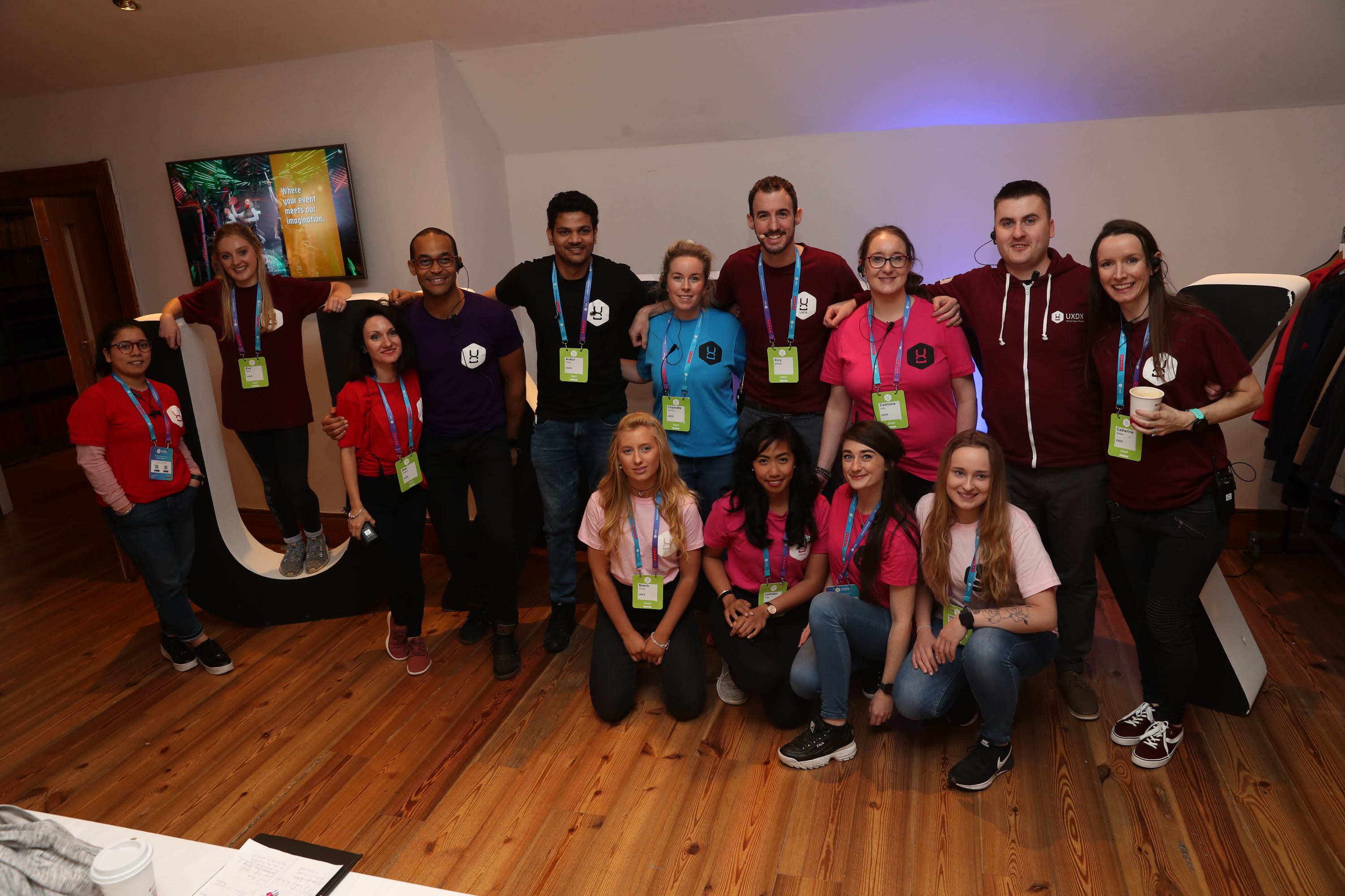 UXDX volunteers on the event team