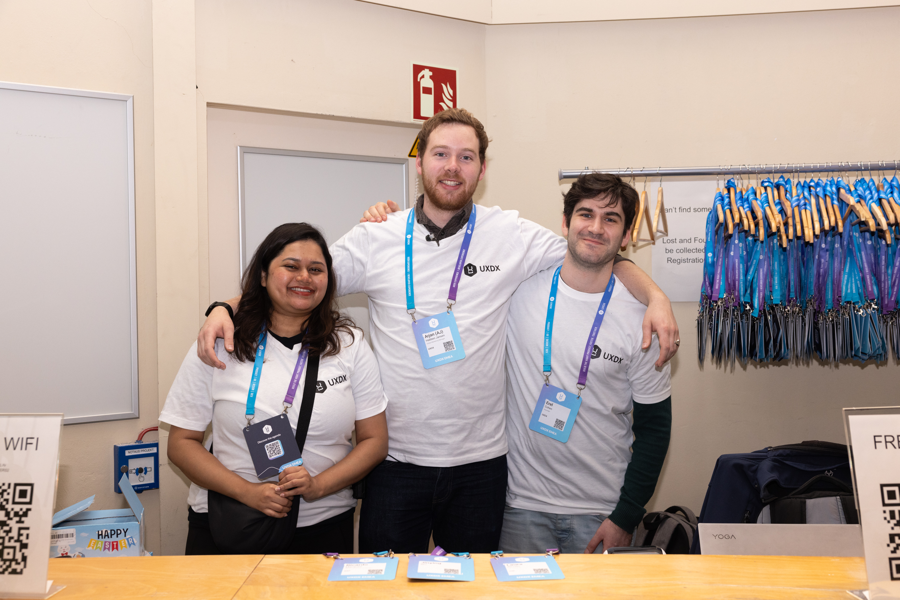 UXDX volunteers on the event team